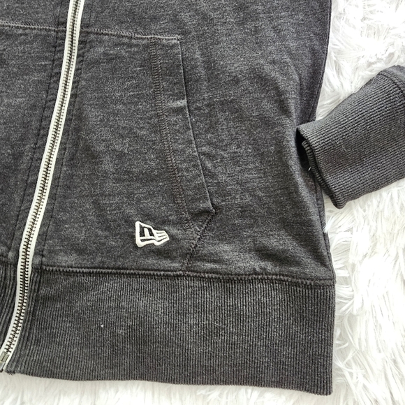 New Era Green Compass full zip long sleeve hoodie size small - Picture 5 of 8